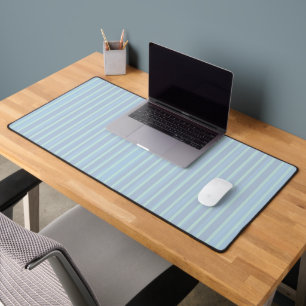 Tapis de souris rayé bleu scintillant moderne