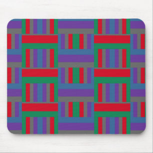 Tapis de souris rayé de conception de barre