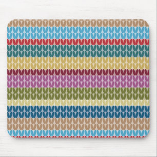 Tapis De Souris Rayé de style tricoté