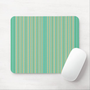 Tapis de souris rayé vert jade moderne