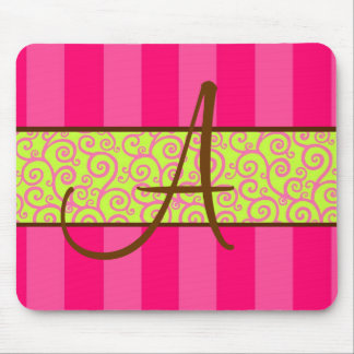 Tapis De Souris Rayure et remous Mousepad