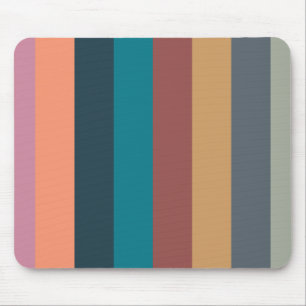 Tapis De Souris rayures colorées pastel 001