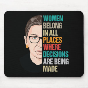 Tapis De Souris RBG, Citation RBG, Ruth Bader Ginsburg