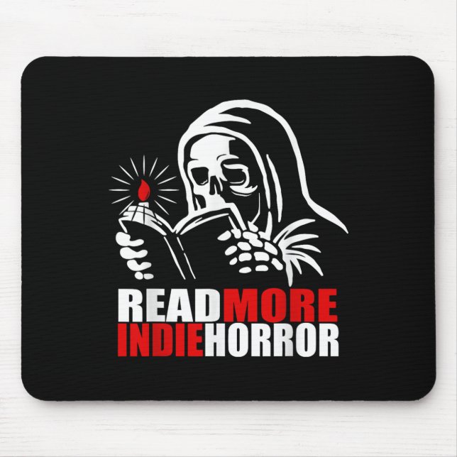 Tapis De Souris Read More Indie Horror Apparel  (Devant)