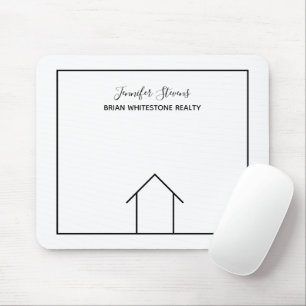 Tapis De Souris Real Estate Company House Personalized Realtor