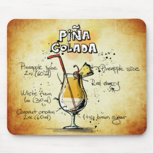 Tapis De Souris Recette Cocktail Pina Colada