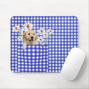 Tapis De Souris Récupérateurs D'Or Dans En vichy Pocket Souris