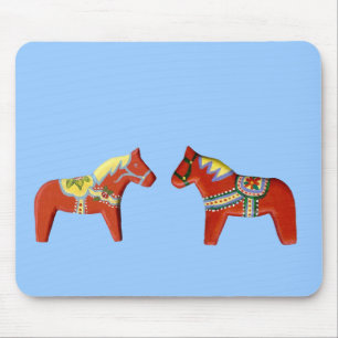 Tapis De Souris Red Dala Horse Mousepad