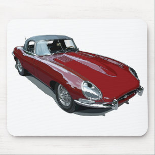 Tapis De Souris Red E Type Roadster