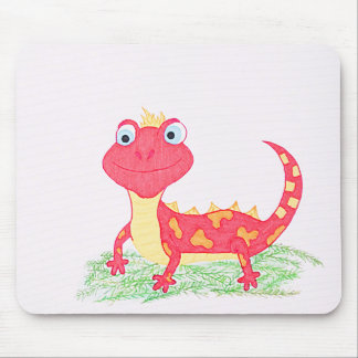 Tapis De Souris Red Lizard