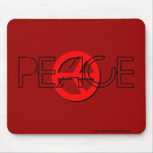 Tapis De Souris Red Peace Mousepad