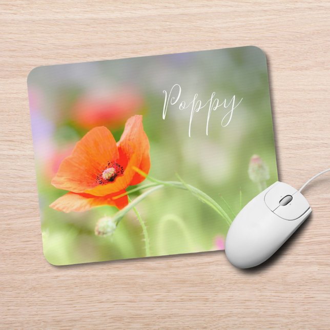 Tapis De Souris Red Poppy (Créateur téléchargé)