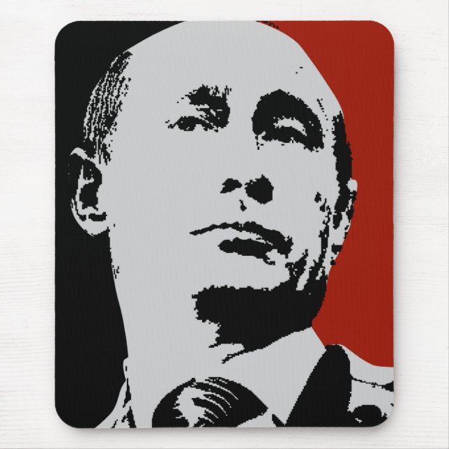 Tapis De Souris Red Vladimir Poutine (Devant)