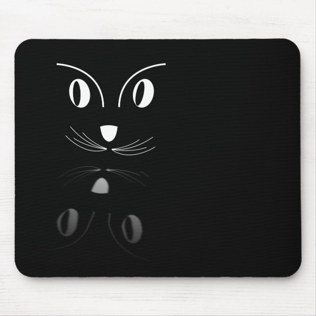 Tapis De Souris reflet de chat Mouse Pad (Front)