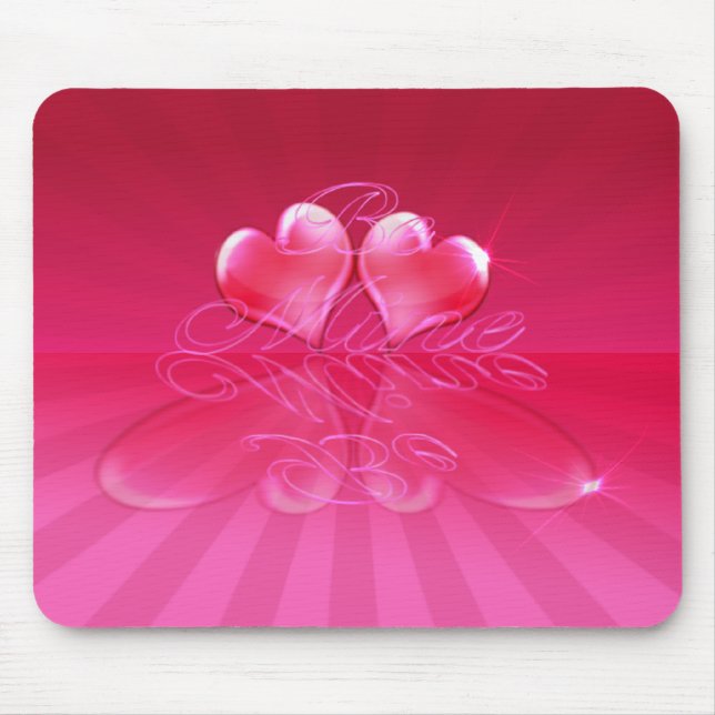 Tapis De Souris RÉFLEXIONS de COEUR et RAYONS LÉGERS par SHARON (Devant)