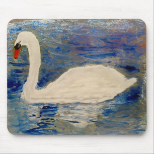 Tapis De Souris Réflexions du lac Swan