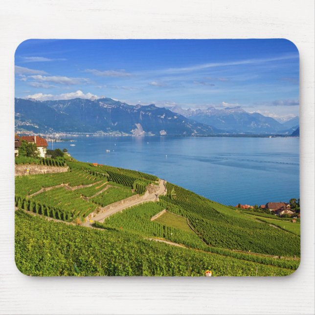 Tapis De Souris Région de Lavaux, Vaud, Suisse (Devant)