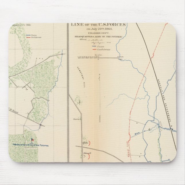 Tapis De Souris Région de Petersbourg (Devant)