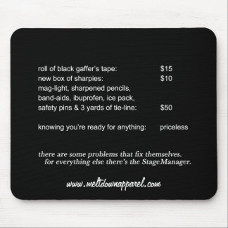 Tapis De Souris Régisseur Mousepad (noir)