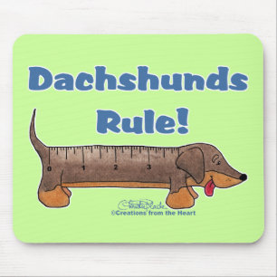 Tapis De Souris Règle Dachshunds