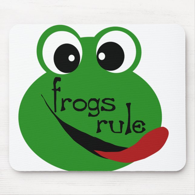 Tapis De Souris Règle de grenouilles (Devant)