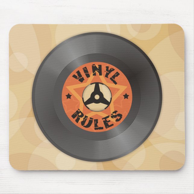 Tapis De Souris Règles de vinyle (Devant)