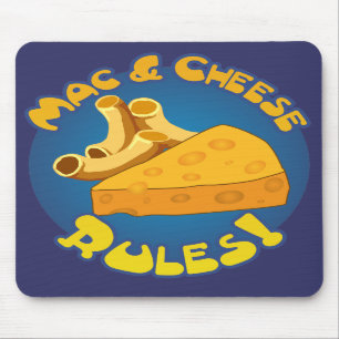 Tapis De Souris Règles Mac et fromage Mousepad