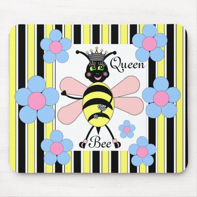 Tapis De Souris Reine des abeilles Mousepad (Devant)
