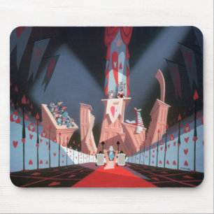Tapis De Souris Reine des Coeurs  Alice devant sa cour