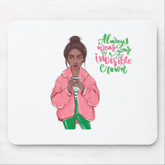 Tapis De Souris Reine rose et verte