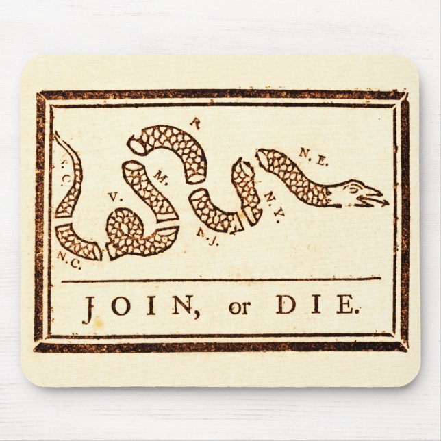 Tapis De Souris Rejoindre ou mourir (Devant)
