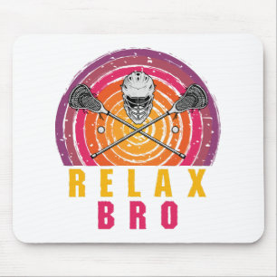 Tapis De Souris Relax Bro Lacrosse