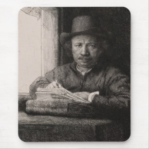 Tapis De Souris Rembrandt Self-Portrait CC0169 Mousepad