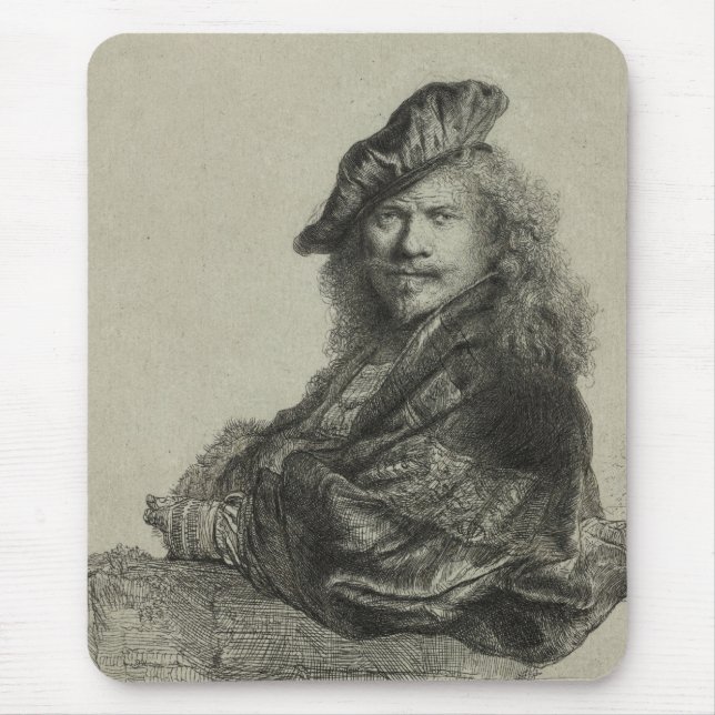 Tapis De Souris Rembrandt Self-Portrait CC0170 Mousepad (Devant)