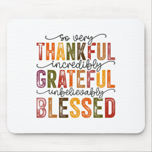 Tapis De Souris Remerciements À La Famille De La Turquie Heureuse 