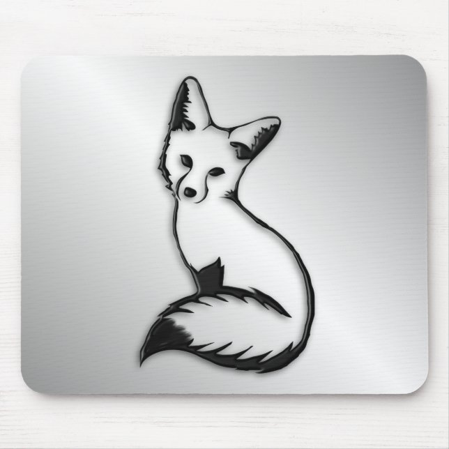 Tapis De Souris Renard argenté (Devant)