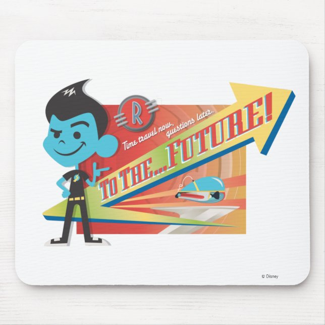 Tapis De Souris Rencontrez Le Wilbur Robinsons "Vers L'Avenir !" D (Devant)