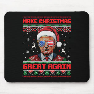 Tapis De Souris Rendre Noël grand à nouveau Noël Noël amusant Trum