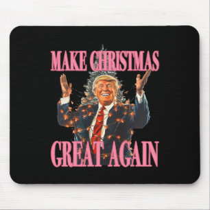 Tapis De Souris Rendre Noël super à nouveau amusant Père Noël Trum