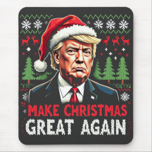 Tapis De Souris Rendre Noël super à nouveau moche Noël Sweat Trump