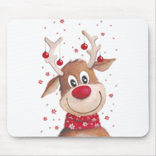 Tapis De Souris Rennes de Noël
