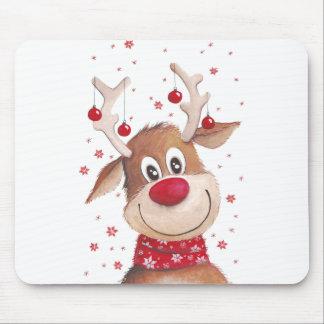 Tapis De Souris Rennes de Noël