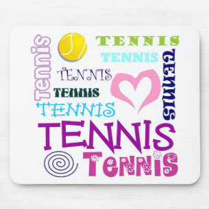Tapis De Souris Répétition de tennis