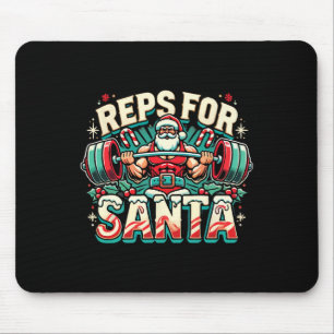 Tapis De Souris Répétitions pour le Père Noël – Corps musclé drôle