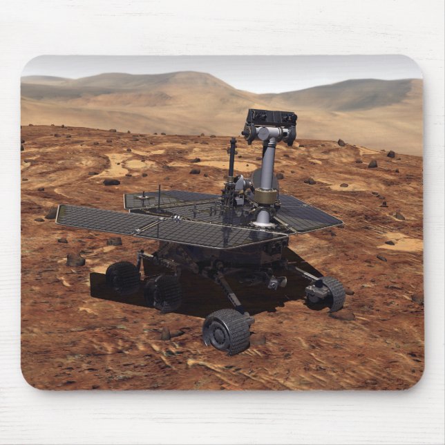 Tapis De Souris Représentation artistique de Mars Rover 2 (Devant)