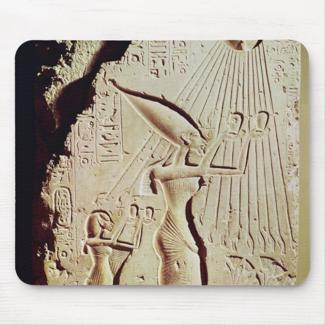 Tapis De Souris Representation d'Amenophis IV, de Nefertiti et de (Devant)