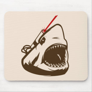 Tapis De Souris Requin avec un Frickin à rayon laser