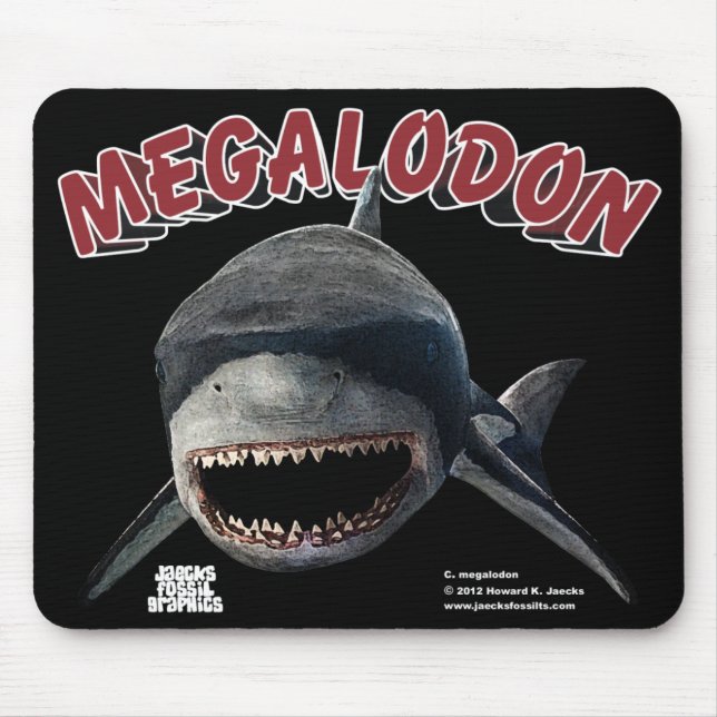 Tapis De Souris Requin de Megalodon (Devant)