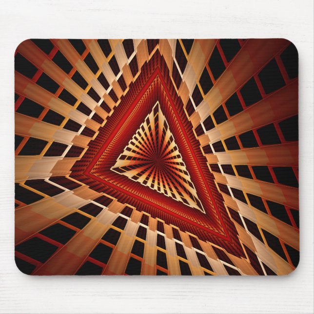 Tapis De Souris Réseau d'Imaginaires 3D Conception graphique fract (Devant)