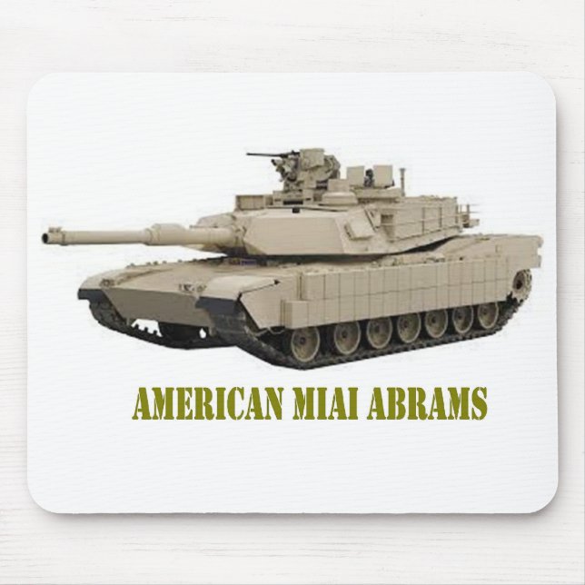 TAPIS DE SOURIS RÉSERVE AMÉRICAINE M1A1 ABRAMS (Devant)